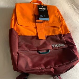 Vibrant Orange & Maroon Thule Departer 23L Daypack